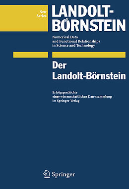 Fester Einband Der Landolt-Börnstein von Otfried Madelung, Rainer Poerschke