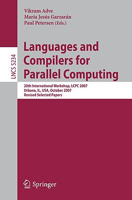 E-Book (pdf) Languages and Compilers for Parallel Computing von 