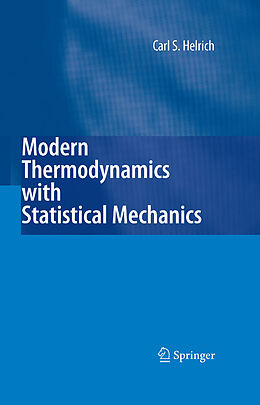 E-Book (pdf) Modern Thermodynamics with Statistical Mechanics von Carl S. Helrich