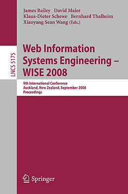 Kartonierter Einband Web Information Systems Engineering - WISE 2008 von 