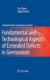 eBook (pdf) Extended Defects in Germanium de Cor Claeys, Eddy Simoen