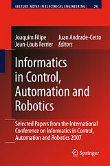 Couverture cartonnée Informatics in Control, Automation and Robotics de 