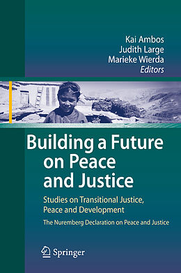 Livre Relié Building a Future on Peace and Justice de 