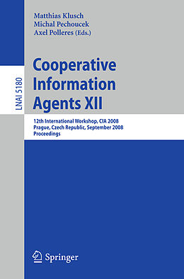 E-Book (pdf) Cooperative Information Agents XII von 