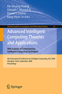 Couverture cartonnée Advanced Intelligent Computing Theories and Applications de 