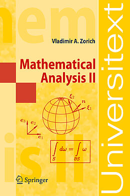 Kartonierter Einband Mathematical Analysis II von V. A. Zorich