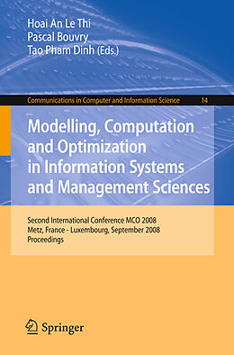 Couverture cartonnée Modelling, Computation and Optimization in Information Systems and Management Sciences de 