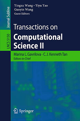 Kartonierter Einband Transactions on Computational Science II von 