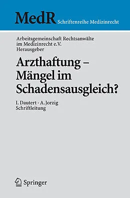 E-Book (pdf) Arzthaftung - Mängel im Schadensausgleich? von I. Dautert