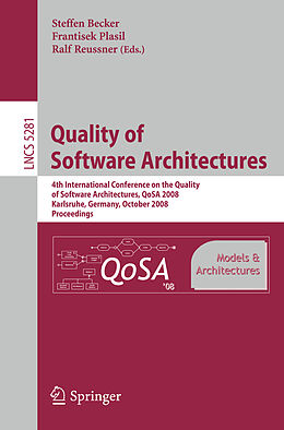 Kartonierter Einband Quality of Software Architectures Models and Architectures von 