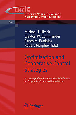Kartonierter Einband Optimization and Cooperative Control Strategies von 
