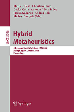 Kartonierter Einband Hybrid Metaheuristics von 