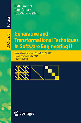 Kartonierter Einband Generative and Transformational Techniques in Software Engineering II von 