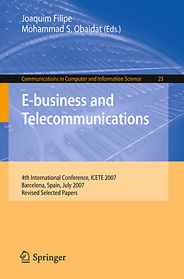 eBook (pdf) E-business and Telecommunications de 
