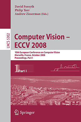 Kartonierter Einband Computer Vision - ECCV 2008. Pt.1 von 