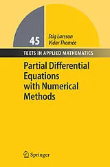 E-Book (pdf) Partial Differential Equations with Numerical Methods von Stig Larsson, Vidar Thomee