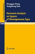 E-Book (pdf) Harmonic Analysis on Spaces of Homogeneous Type von Donggao Deng, Yongsheng Han