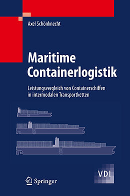 Fester Einband Maritime Containerlogistik von Axel Schönknecht