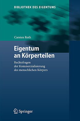 E-Book (pdf) Eigentum an Körperteilen von Carsten Roth