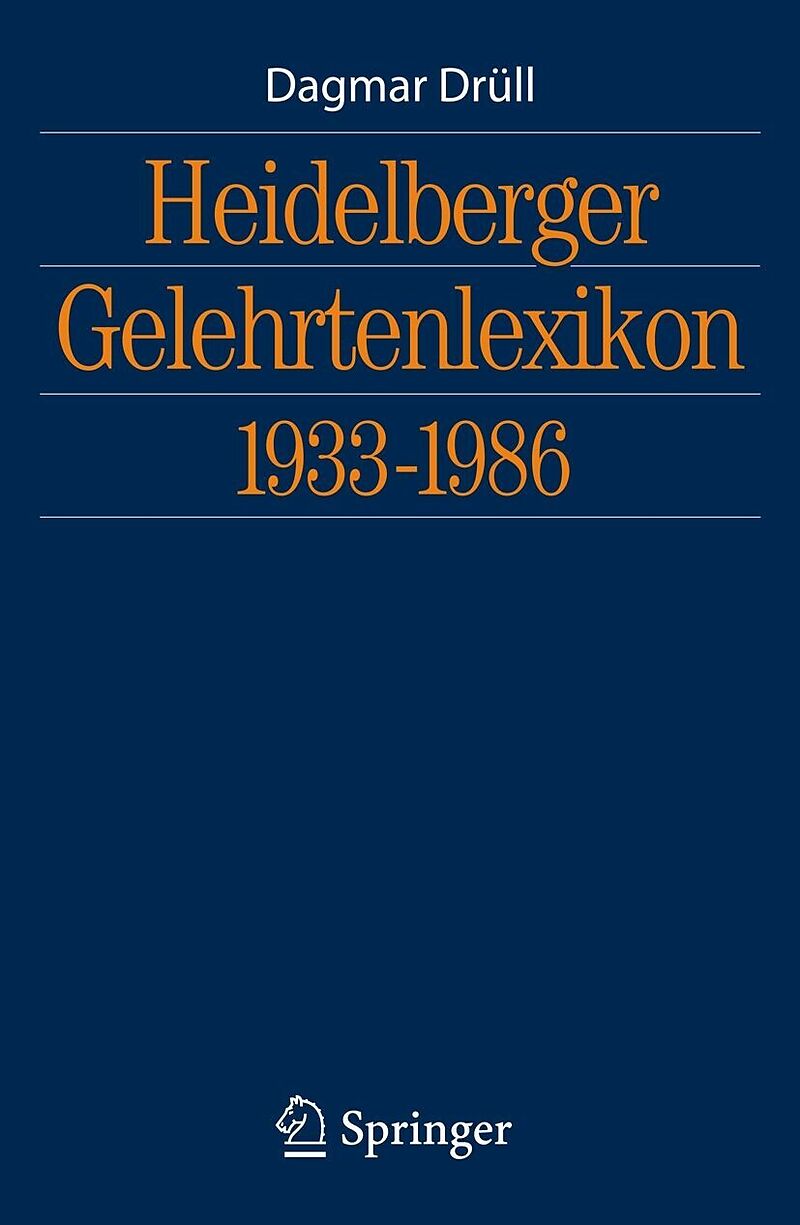 Heidelberger Gelehrtenlexikon 1933-1986