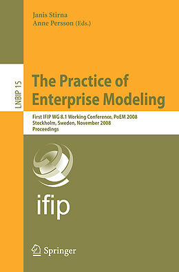 Couverture cartonnée The Practice of Enterprise Modeling de 