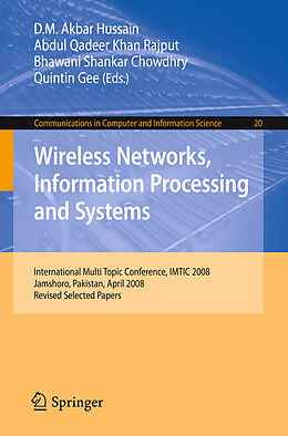 Couverture cartonnée Wireless Networks Information Processing and Systems de 
