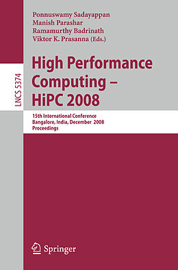 Kartonierter Einband High Performance Computing - HiPC 2008 von 
