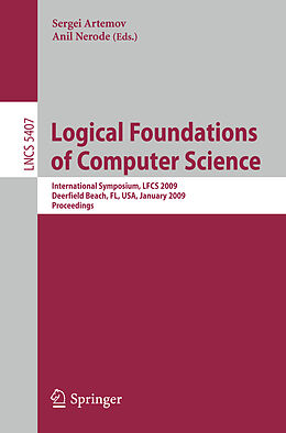 Kartonierter Einband Logical Foundations of Computer Science von 