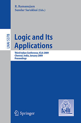 Kartonierter Einband Logic and Its Applications von 