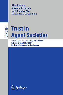 Kartonierter Einband Trust in Agent Societies von 