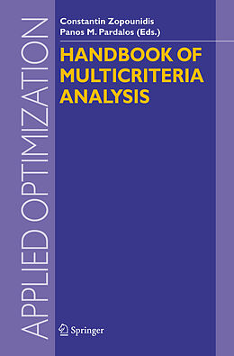 Livre Relié Handbook of Multicriteria Analysis de 