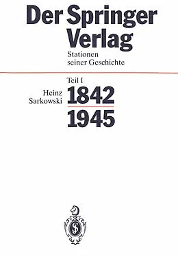 E-Book (pdf) Der Springer-Verlag von Heinz Sarkowski