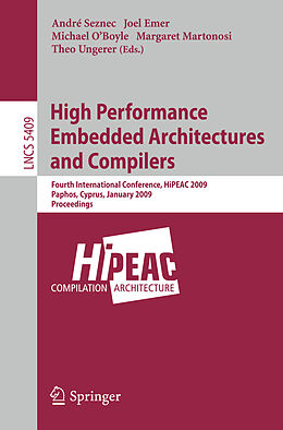 Kartonierter Einband High Performance Embedded Architectures and Compilers von 