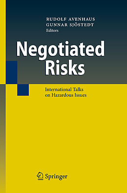 eBook (pdf) Negotiated Risks de Gunnar Sjöstedt, Rudolf Avenhaus