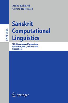Kartonierter Einband Sanskrit Computational Linguistics von 