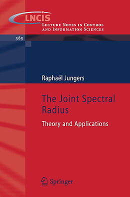 Kartonierter Einband The Joint Spectral Radius von Raphaël Jungers