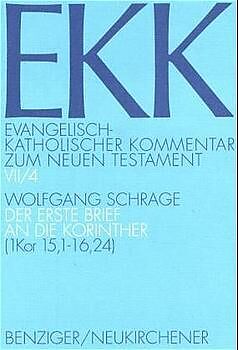 Kartonierter Einband Der erste Brief an die Korinther von Wolfgang Schrage