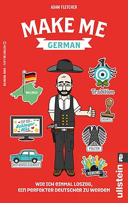 Kartonierter Einband Make me German! Zweisprachiges Wendebuch Deutsch/ Englisch von Adam Fletcher