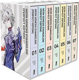 Broschiert Neon Genesis Evangelion  Perfect Edition, Bände 1-7 im Sammelschuber mit Extras von Yoshiyuki Sadamoto