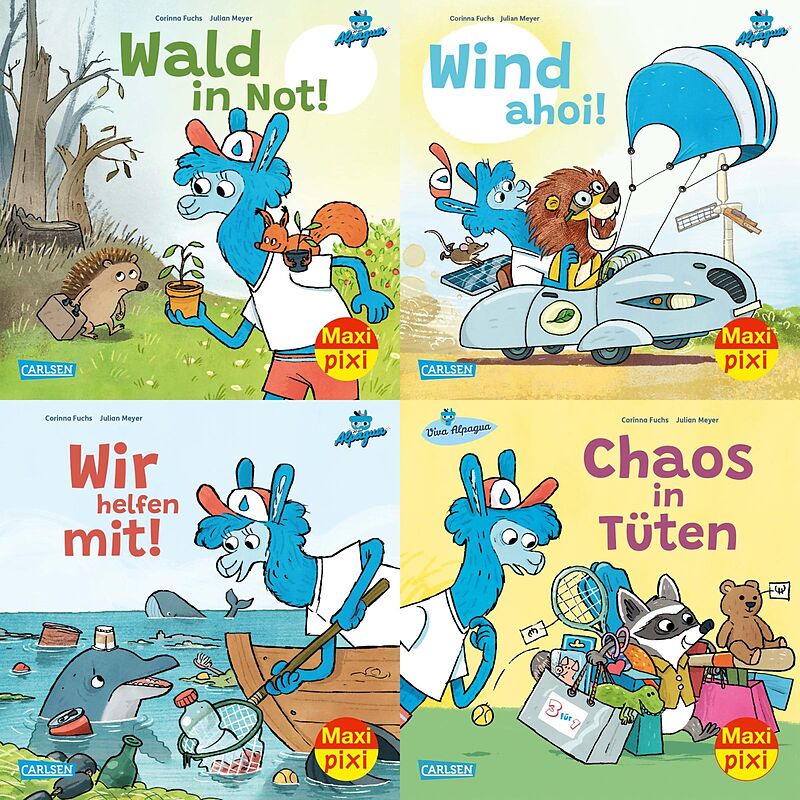 Maxi-Pixi-4er-Set 101: Viva Alpagua (4x1 Exemplar)