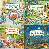 Kartonierter Einband Maxi-Pixi-4er-Set 105: Wimmelbilder 8 (4x1 Exemplar) von diverse