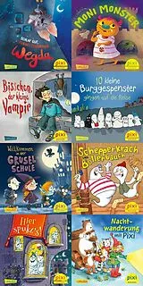 Kartoniert Pixi-8er-Set 312: Pixi in der Geisterbahn (8x1 Exemplar) von Diverse