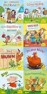 Geheftet Pixi-8er-Set 287: Frühling auf dem Bauernhof (8x1 Exemplar) von diverse