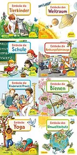 Kartonierter Einband Pixi-8er-Set 291: Entdecke deine Welt 4 (8x1 Exemplar) von Diverse