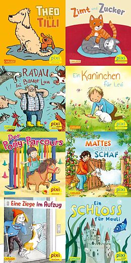  Pixi-8er-Set 306: Pixis Lieblingstiere (8x1 Exemplar) , 8 Teile von diverse