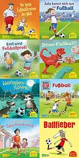 Kartonierter Einband Pixi-8er-Set 310: Pixi im Fußballfieber (8x1 Exemplar) von Diverse