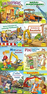 Geheftet Pixi-8er-Set 311: Pixi auf der Baustelle (8x1 Exemplar) von Diverse