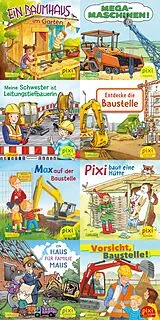 Geheftet Pixi-8er-Set 311: Pixi auf der Baustelle (8x1 Exemplar) von Diverse