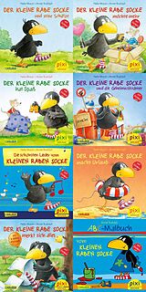 Geheftet Pixi-8er-Set 193: Der kleine Rabe Socke mit Stickern (8x1 Exemplar) von Nele Moost
