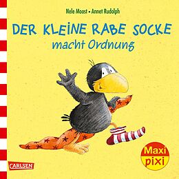 Geheftet Maxi Pixi 232: Der kleine Rabe Socke macht Ordnung von Nele Moost